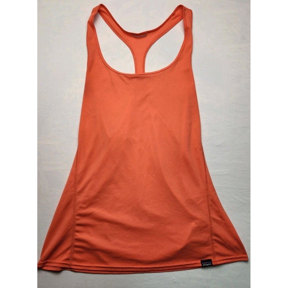 Orange Patagonia Workout Top Size Small (Measured) Unpadded Bra